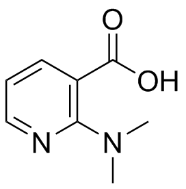 2-(Dimethylamino)Nicotinic Acid Structure