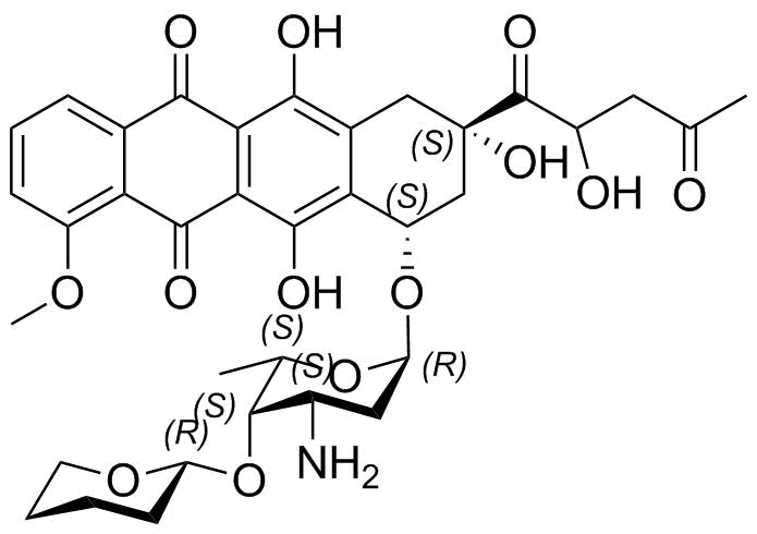 Epirubicin Impurity 22 Structure