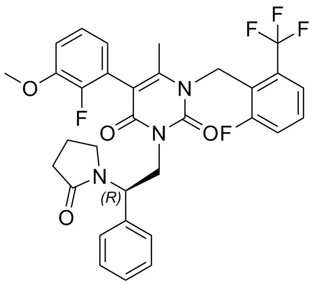 Elagolix Impurity 14 Structure