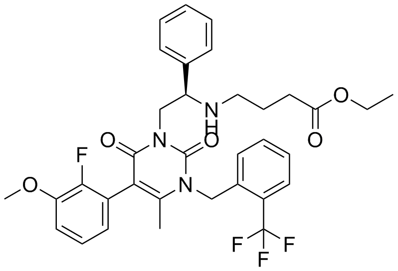 Elagolix Impurity 15 Structure
