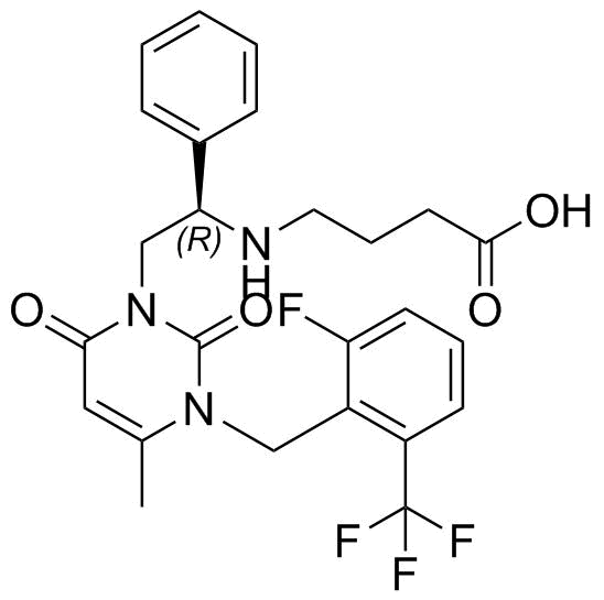 Elagolix Impurity 37 Structure