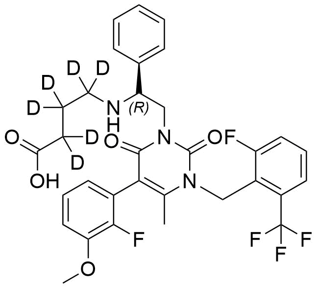 Elagolix-D6 Structure