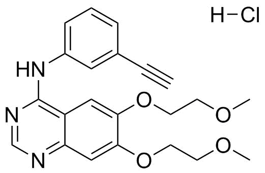 Erlotinib Hydrochloride Structure