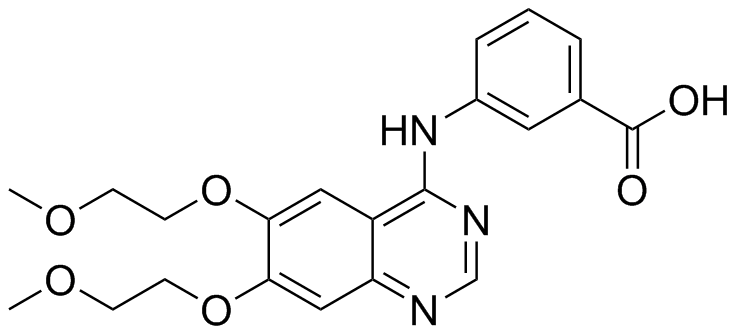 Erlotinib Hydrochloride Impurity C Structure