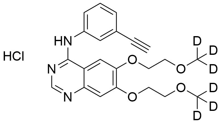 Erlotinib Hydrochloride Impurity G Structure