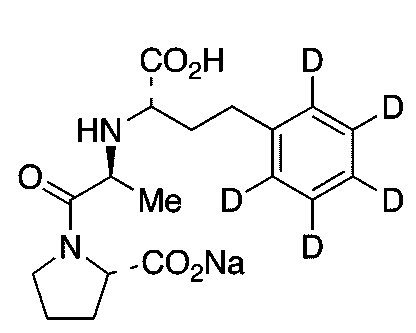Enalaprilat-D5 Sodium Salt Structure
