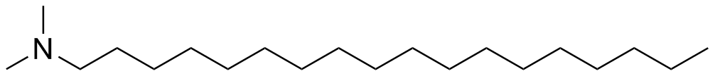N,N-Dimethyloctadecan-1-Amine Structure