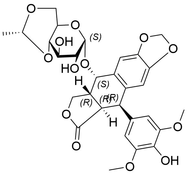 Etoposide EP Impurity C (α-Etoposide) Structure
