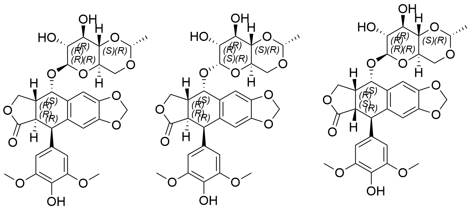 Mixture Of Etoposide, α-Etoposide and Picro-Etoposide Structure