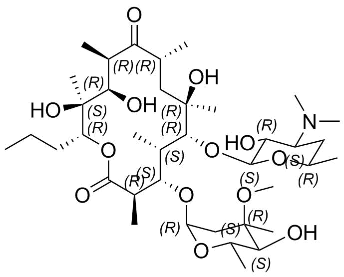 13-Desethyl-13-Propyl-Erythromycin A Structure