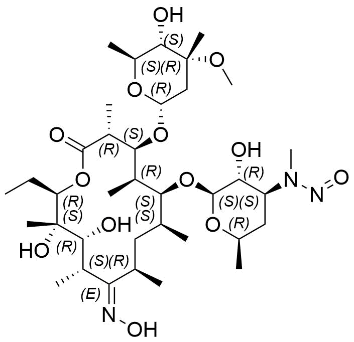 Erythromycin Nitroso Impurity 86 Structure