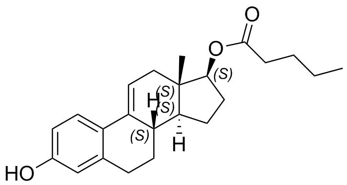 Estradiol Valerate EP Impurity C Structure
