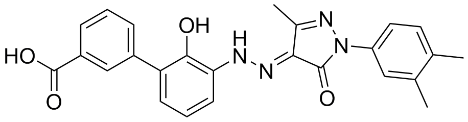 (E)-Eltrombopag Structure