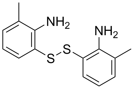 6,6\'-Disulfanediylbis(2-Methylaniline) Structure
