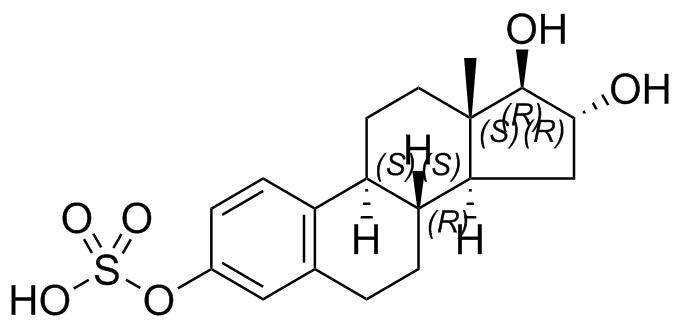 Estriol 3-Sulfate Structure