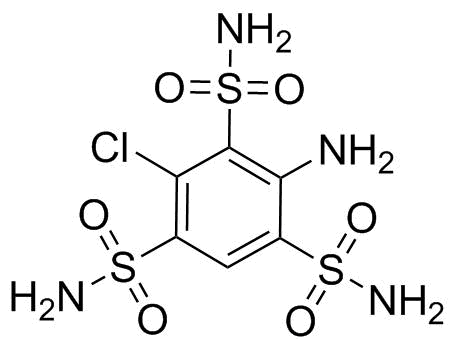 2-Amino-4-Chlorobenzene-1,3,5-Trisulfonamide Structure
