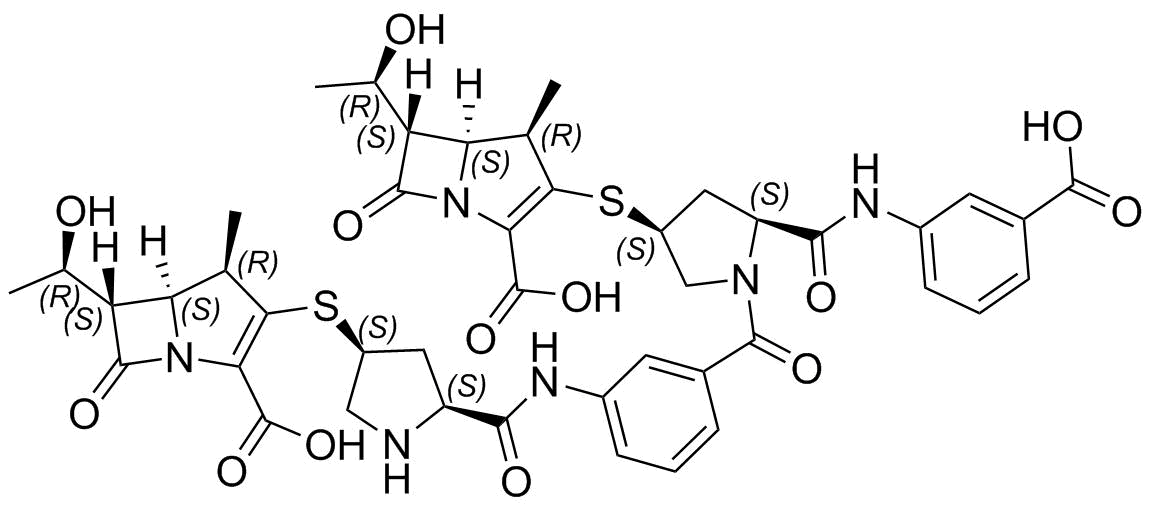 Ertapenem Impurity 8 (Ertapenem N-Carbonyl Dimer Impurity) Structure