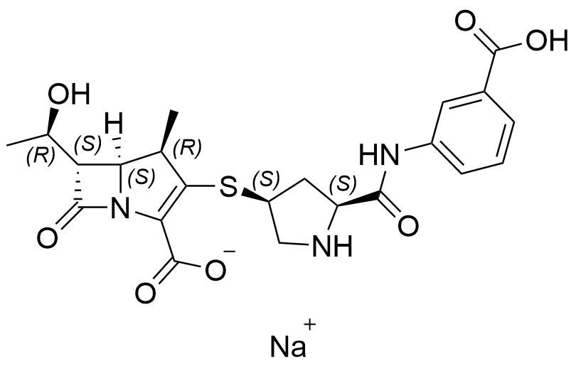 Ertapenem Sodium Structure