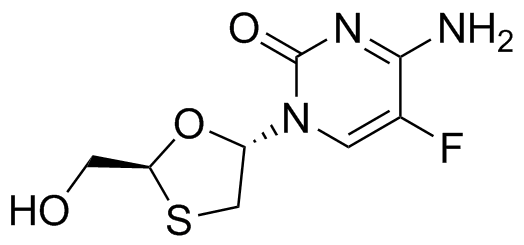 (2S,5S)-Emtricitabine Structure