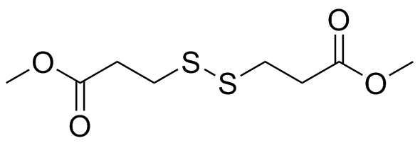 Dimethyl 3,3\'-Disulfanediyldipropanoate Structure