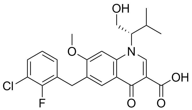 Elvitegravir Structure
