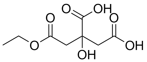 Ethyl Citrate Structure