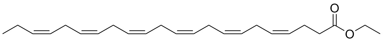 (4Z,7Z,10Z,13Z,16Z,19Z)-Ethyl Docosa-4,7,10,13,16,19-Hexaenoate Structure
