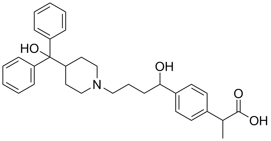 Fexofenadine EP Impurity F Structure