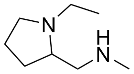 1-(1-Ethylpyrrolidin-2-Yl)-N-Methylmethanamine Structure