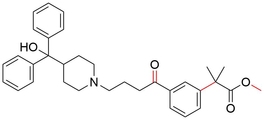Fexofenadine Impurity 44 Structure