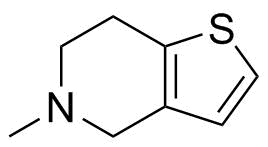 5-Methyl-4,5,6,7-Tetrahydrothieno[3,2-C]Pyridine Structure