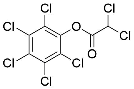 perchlorophenyl 2,2-dichloroacetate Structure