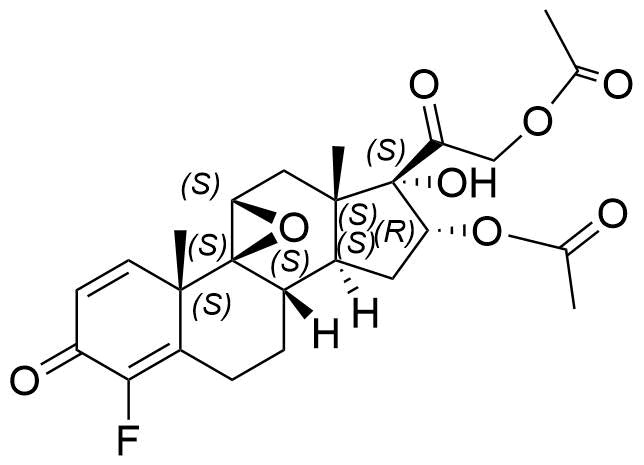 Fluocinonide Impurity 8 Structure
