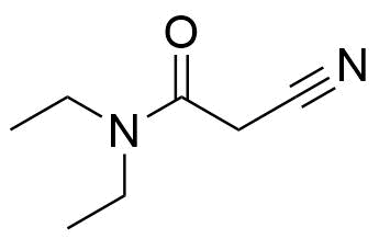 N,N-diethylcyanoacetamide Structure