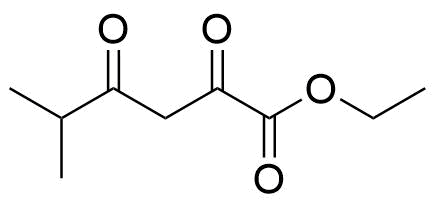 ethyl 5-methyl-2,4-dioxohexanoate Structure