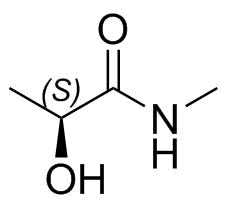 (S)-2-Hydroxy-N-Methylpropanamide Structure