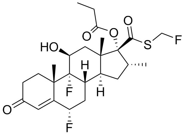 Fluticasone Propionate EP Impurity E Structure