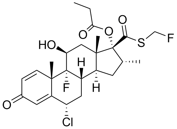 Fluticasone Propionate EP Impurity K Structure