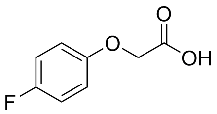 4-Fluorophenoxyacetic Acid Structure