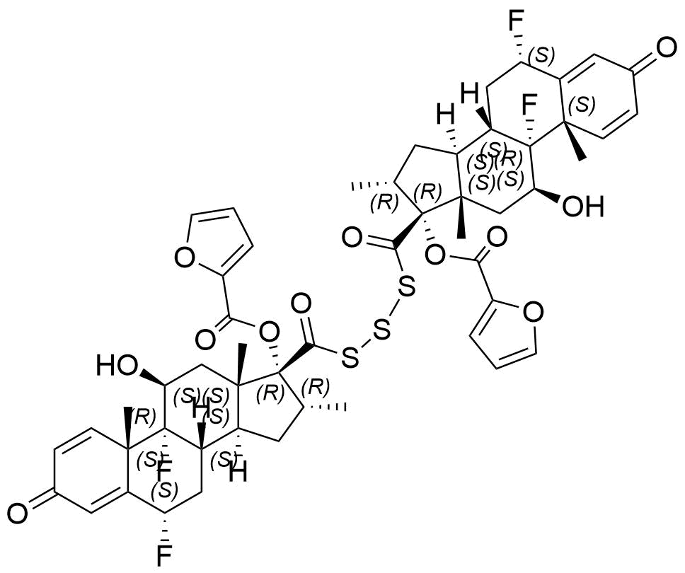 Fluticasone Impurity 43 Structure
