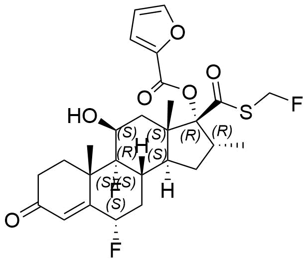 Fluticasone Impurity 45 Structure