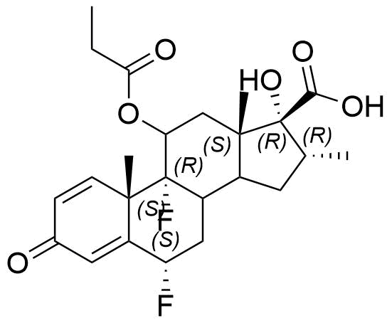Fluticasone Impurity 72 Structure