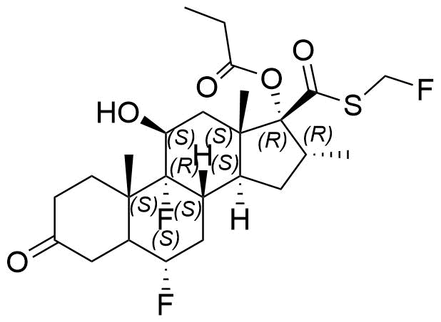 Fluticasone Propionate Impurity 11 Structure