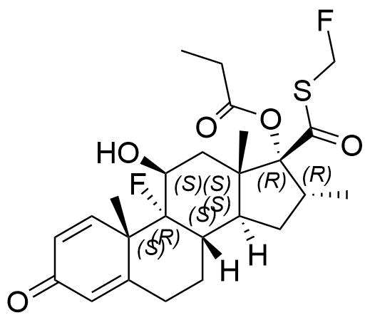 Fluticasone Propionate Impurity 12 Structure