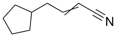 4-Cyclopentylbut-2-enenitrile Structure