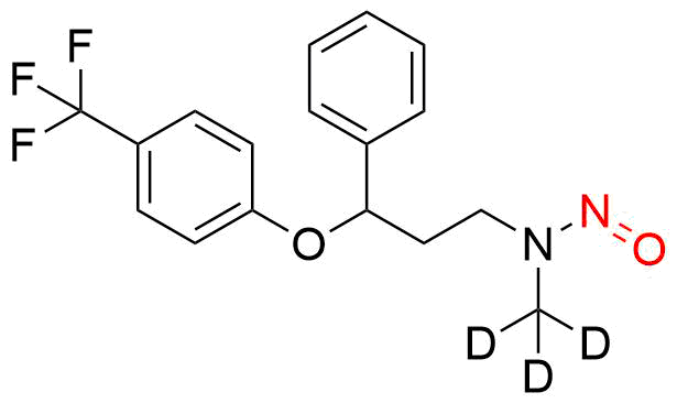 N-Nitroso Fluoxetine-D3 Structure