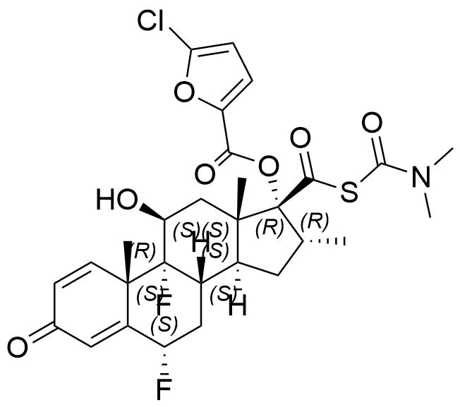 Fluticasone Impurity 91 Structure