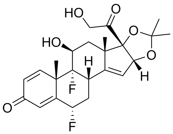 Fluocinolone Acetonide EP Impurity I Structure