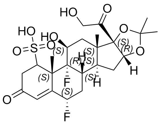 Fluocinolone Acetonide Impurity 23 Structure