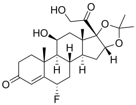 Flurandrenolide Structure